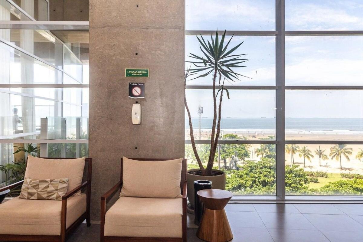 Studio Moderno Em Condominio De Luxo Pe Na Areia Santos  Eksteriør billede