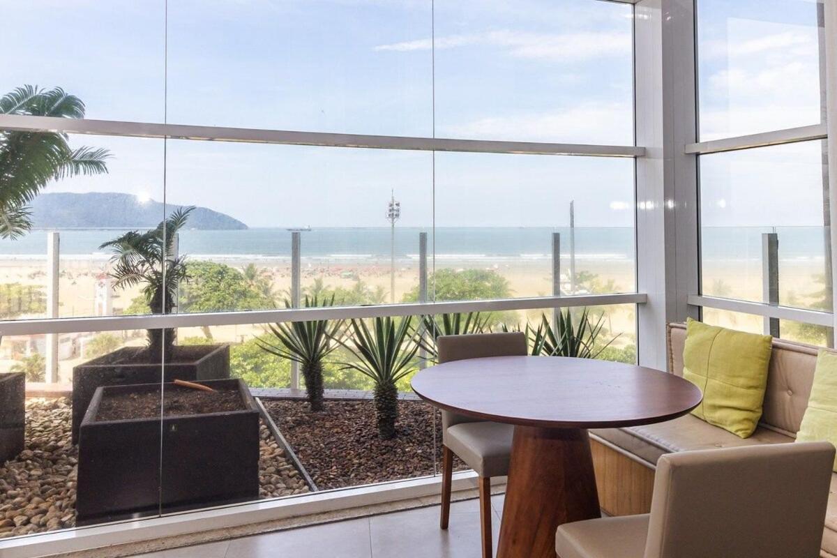 Studio Moderno Em Condominio De Luxo Pe Na Areia Santos  Eksteriør billede
