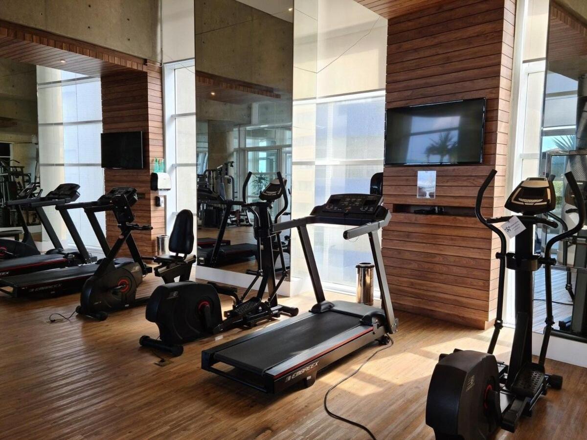 Studio Moderno Em Condominio De Luxo Pe Na Areia Santos  Eksteriør billede