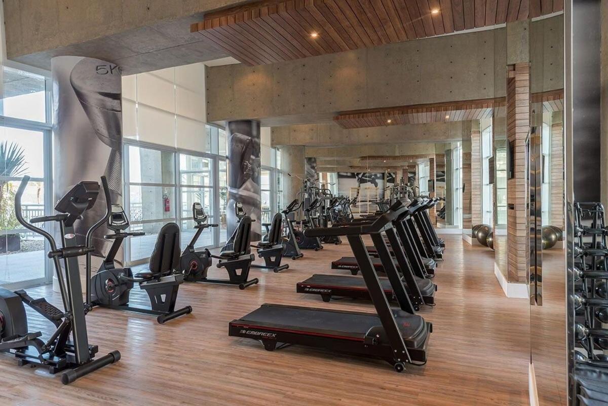 Studio Moderno Em Condominio De Luxo Pe Na Areia Santos  Eksteriør billede