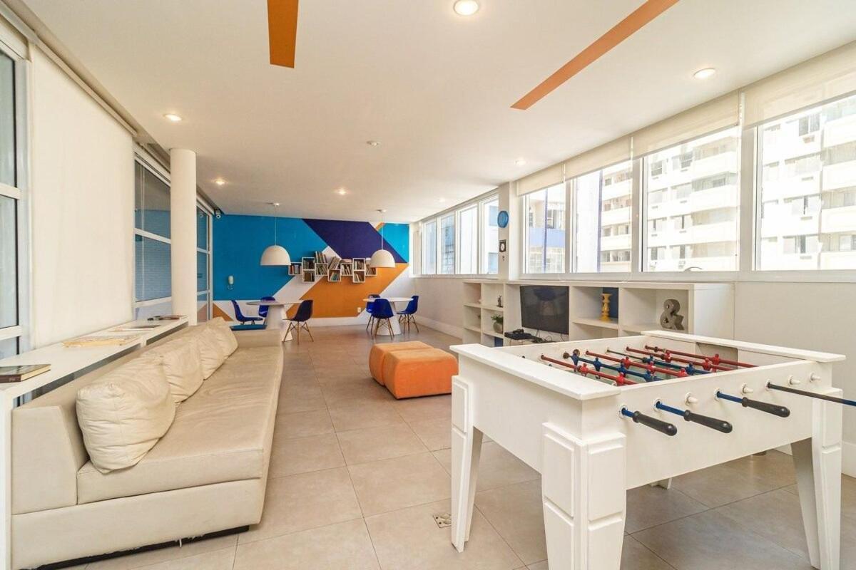 Studio Moderno Em Condominio De Luxo Pe Na Areia Santos  Eksteriør billede