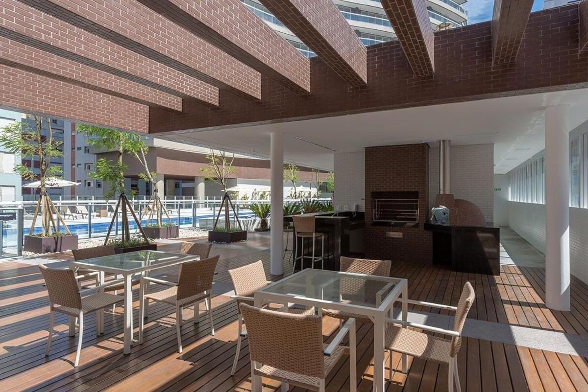 Studio Moderno Em Condominio De Luxo Pe Na Areia Santos  Eksteriør billede